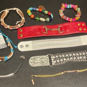 Lot of 10 Boho Bracelets Yuda Bands & More Some Signed